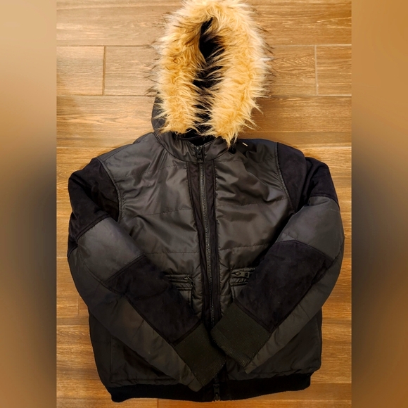 Guess Other - Retro 2000s Guess Puffer Coat Men's Large Black